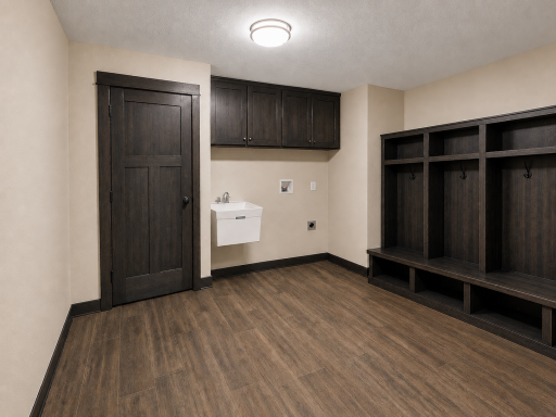 *AI-generated exterior rendering* This image is intended to provide a conceptual representation of the home. Not exact floor plan layout due to AI-generation. Not all finishes viewed are included in build. Inquire for actual finishes/layout.