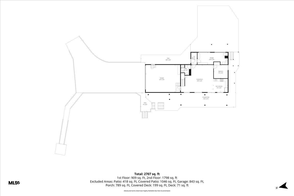 Lower Level Floorplan with Dimensions