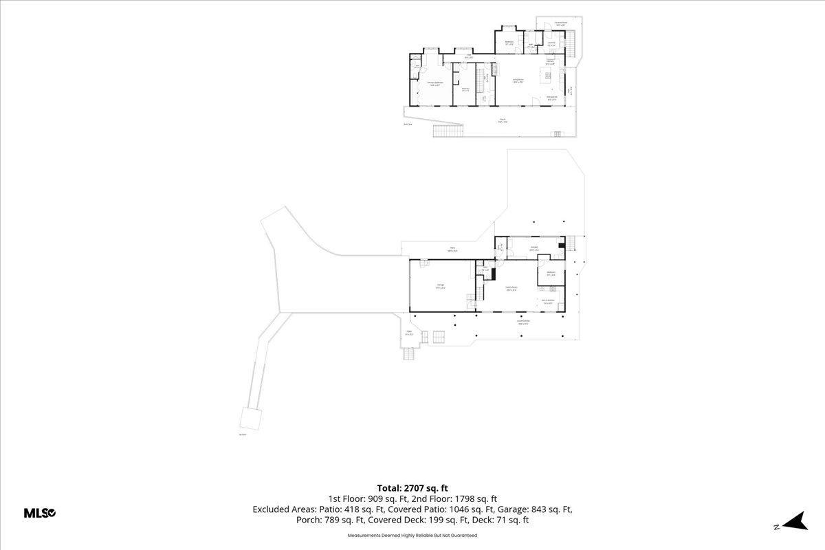 Both Floorplans with Dimensions