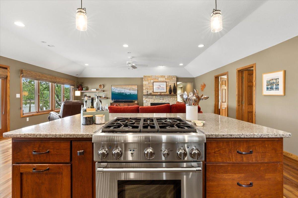 Kitchen into Living Room