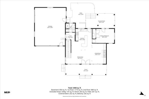 Main Floor w/ Dimensions