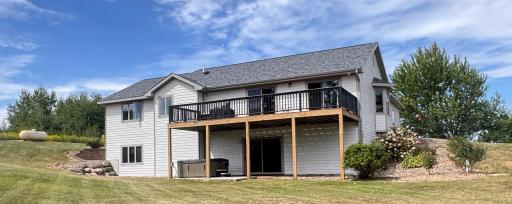 South side of house