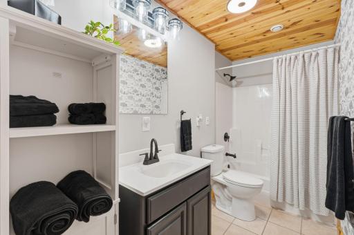 Lower level full bath