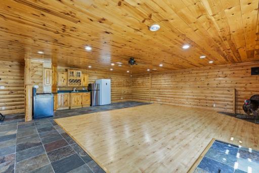 Lower level kitchenette
