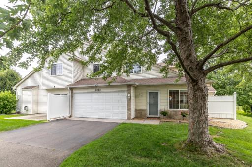 Two car attached garage with new insulated door in 2019