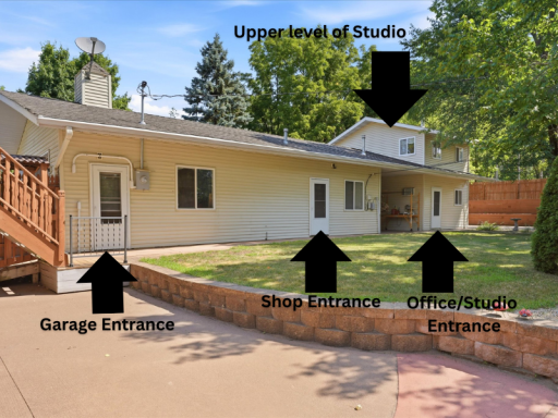 Rarely does a property offer this much functional space. This home has a oversized 2 car garage with a 21x15 shop attached, and a two story 19x15 office/Studio.