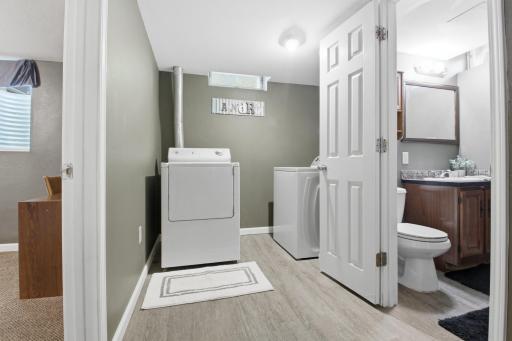 Laundry Area - End of hallway past the lower level bathroom and bedroom 9.