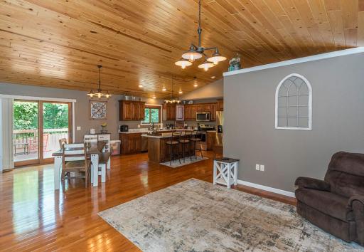 Dining/Kitchen/Living