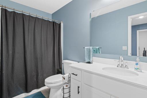 Lower level 3/4 bath