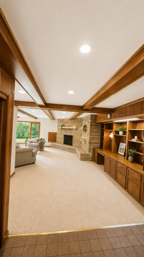 Entry leading into Living Room