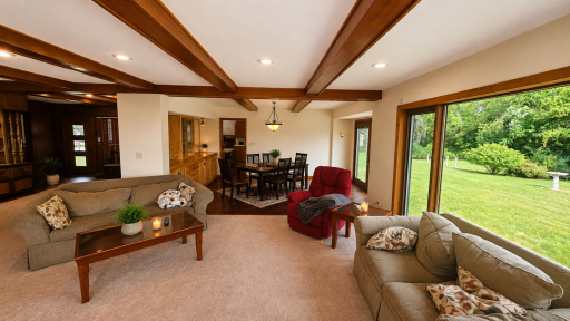 Living Room into Dining Room