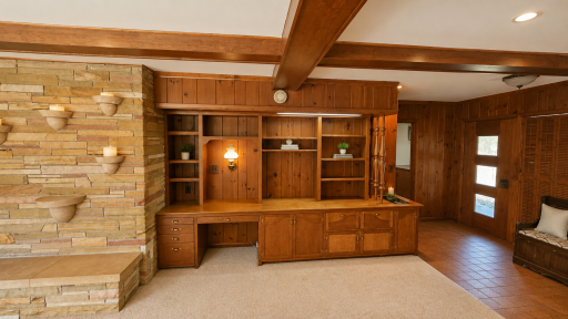 Living room near entry