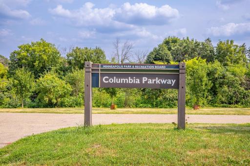 You can be at the popular Columbia Parkway Golf Course in just two minutes from drive your front door.