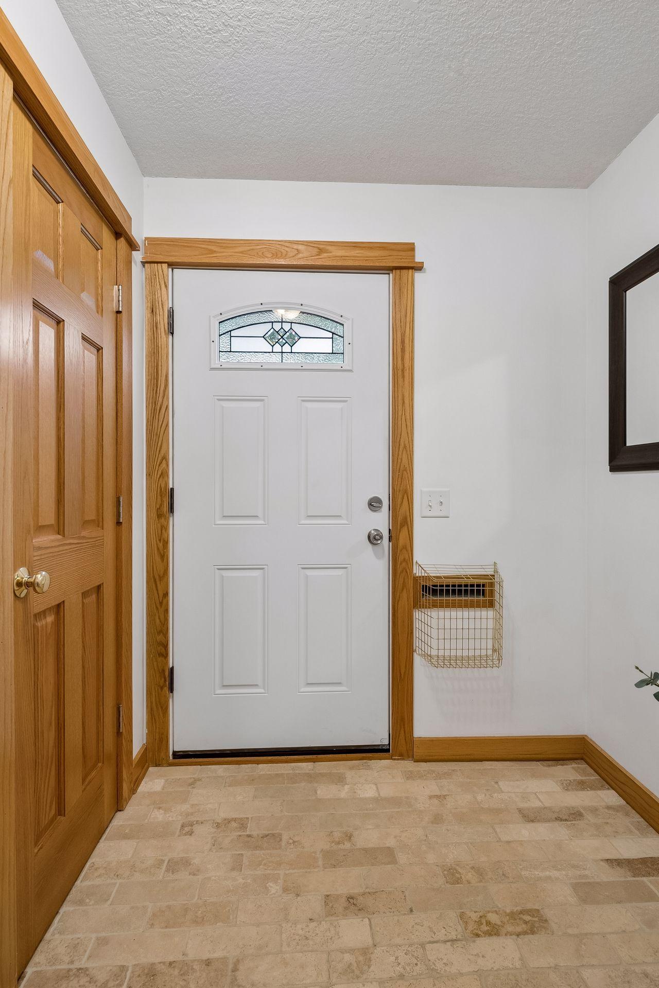 Front Entry and Coat closet.