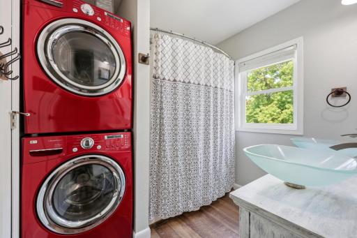 2nd laundry upstairs in 2nd Bathroom
