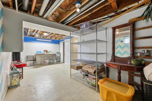 Basement Storage & workspace