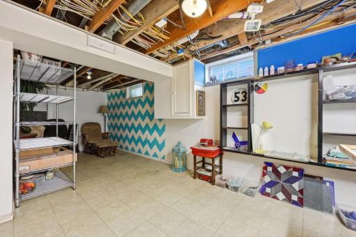 Basement Storage & workspace