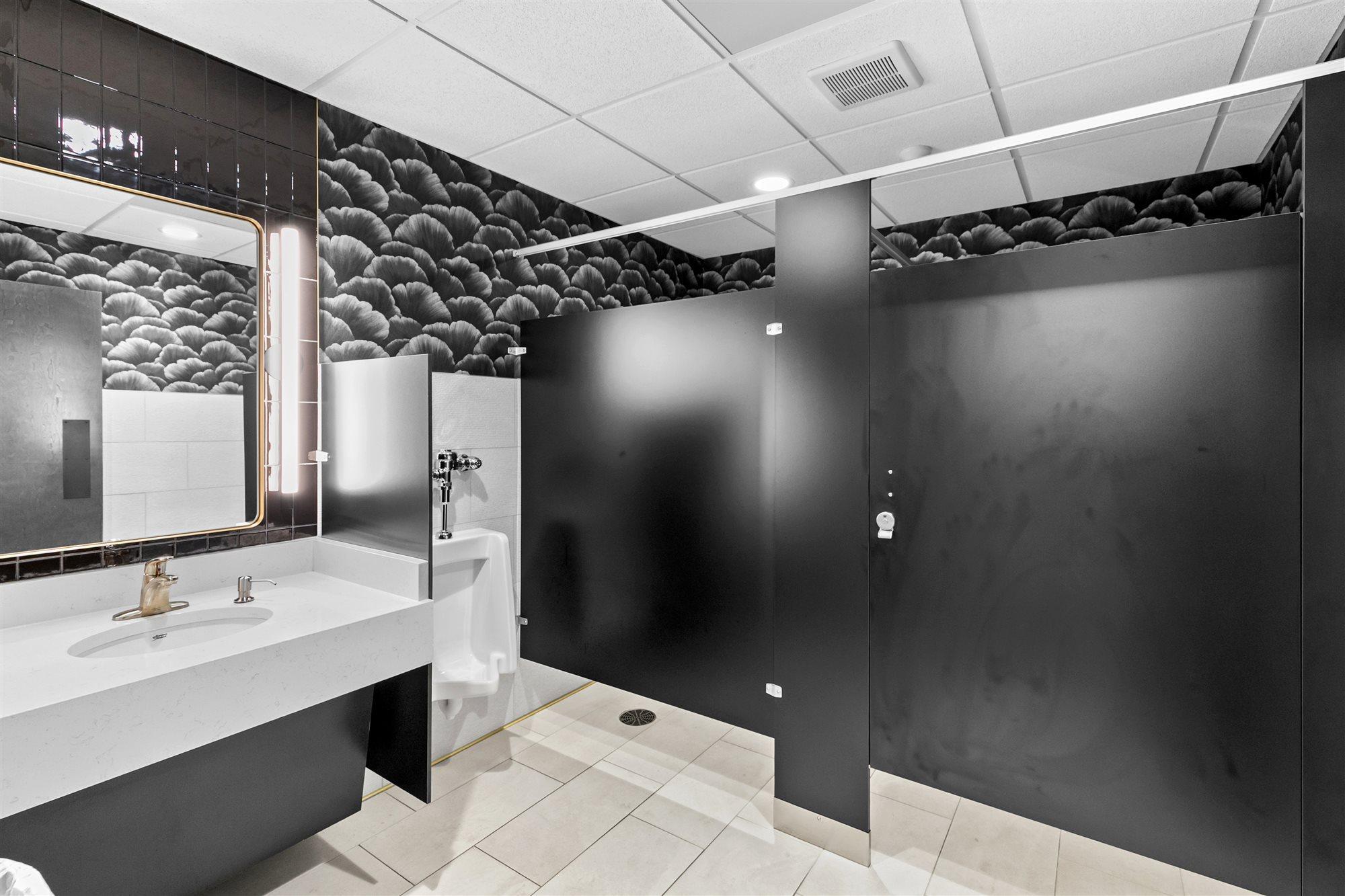 One dedicated men’s restroom