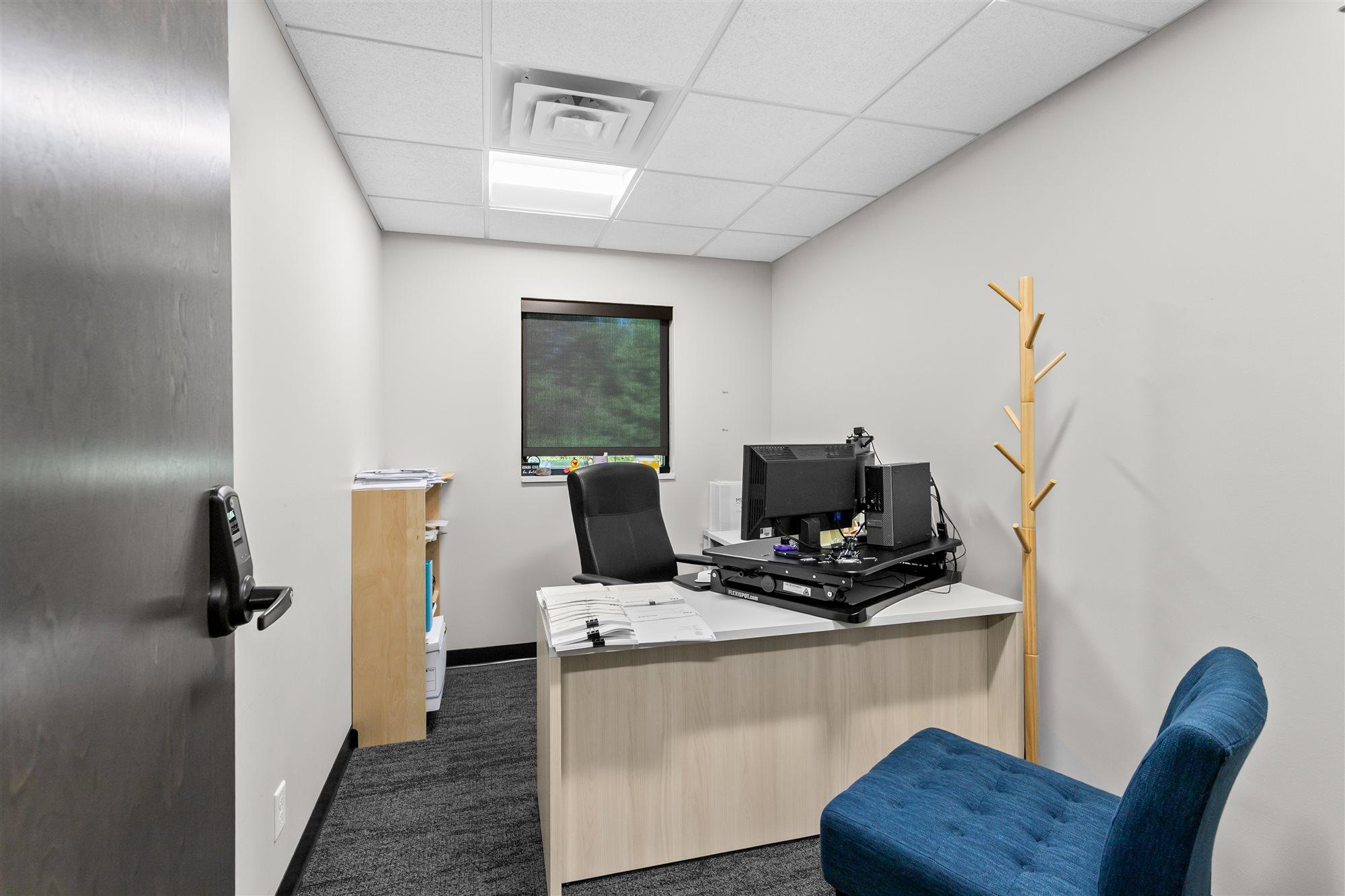 Three of nine dedicated office suites