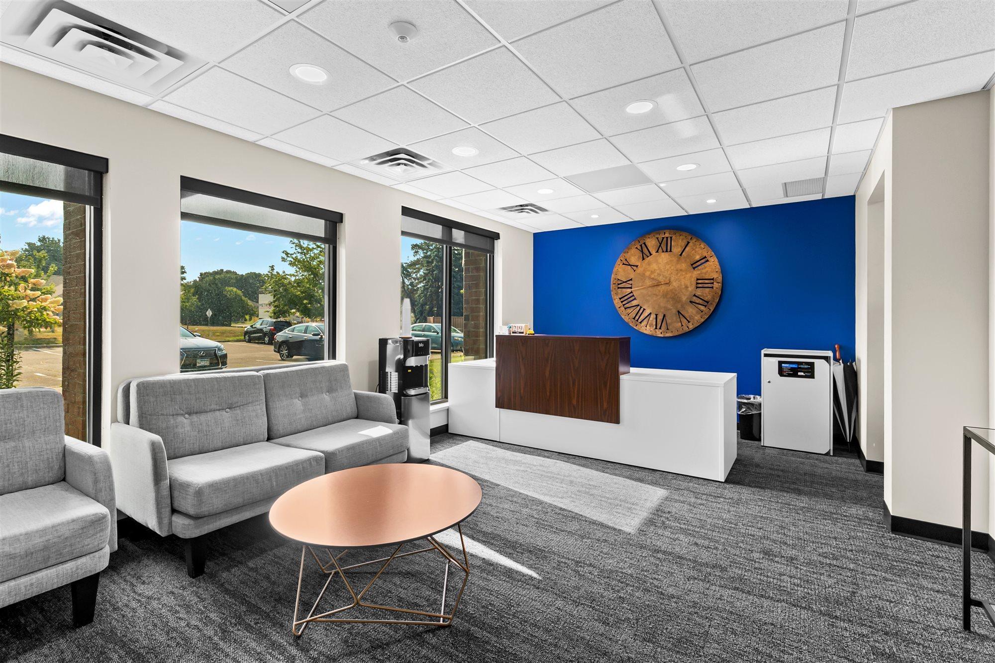 Guest check-in area