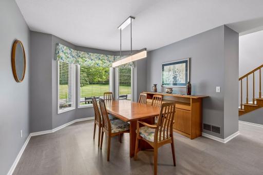 Large separate dining room-light and bright