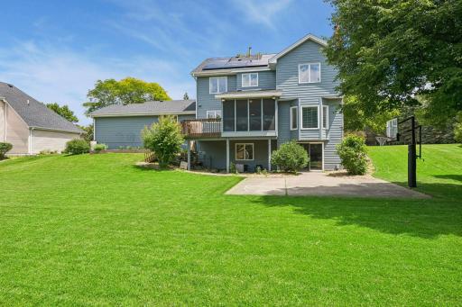 Expansive backyard will work for any sport!