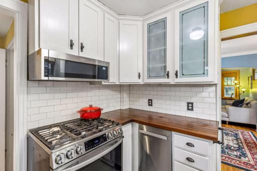 Alternate view of the kitchen.