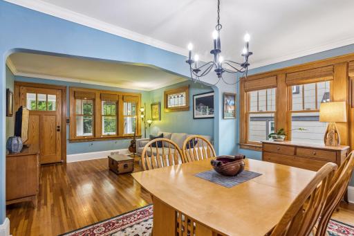 Alternate view of dining room.