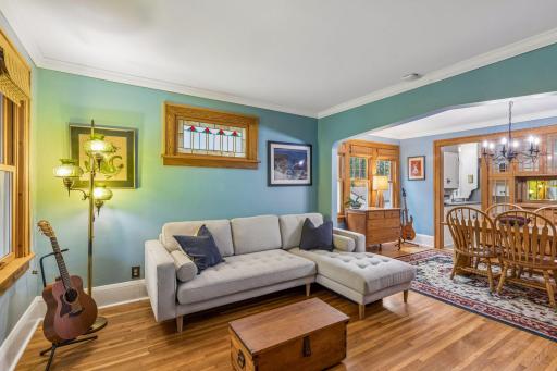 View of the living room.