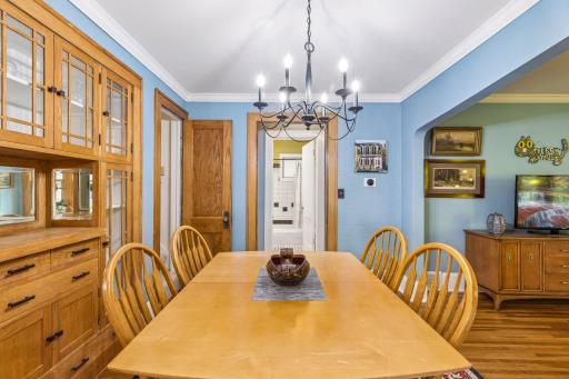 Alternate view of dining room.