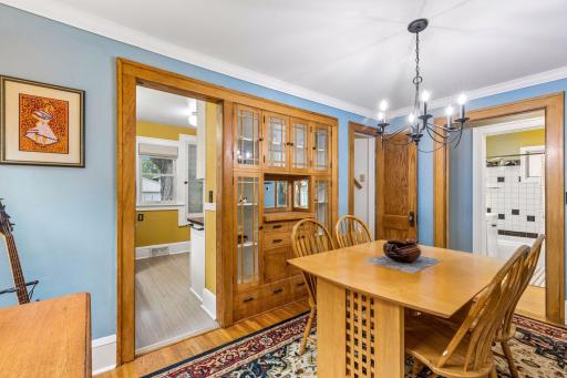 Alternate view of dining room.