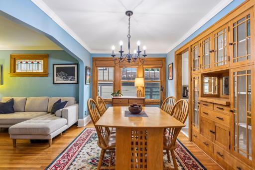 Alternate view of dining room.