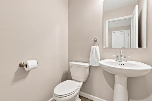 Main floor half bath