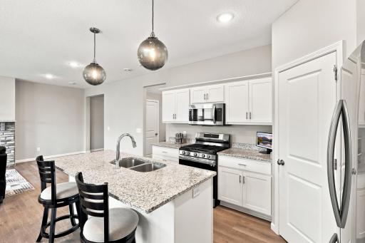 Welcoming kitchen with plenty counterspace