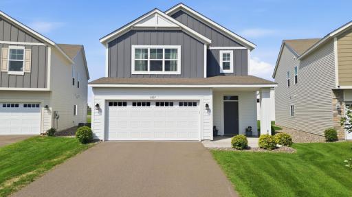 Hardie Board siding on front of the home