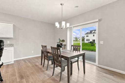 Spacious dining room
