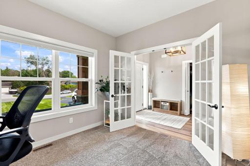 Front main floor office