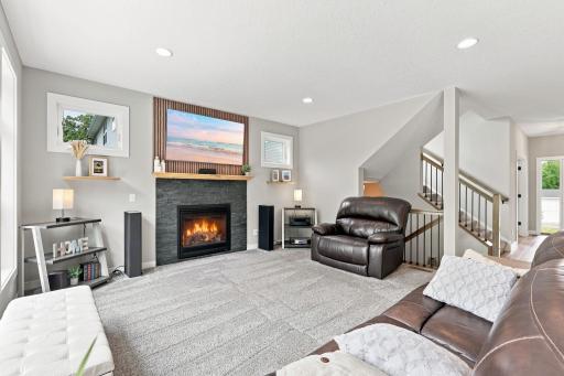 Main floor family room Fireplace