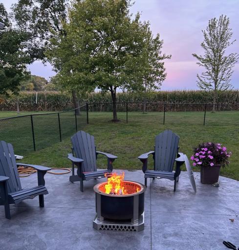 Imagine lovely evenings spent outdoors in the spring, summer and fall!