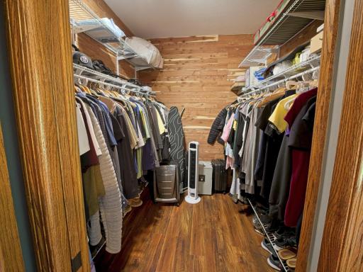 No detail has been overlooked! A walk-in, cedar-lined closet!