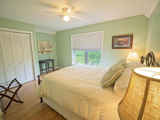 The second bedroom upstairs is good-sized too!