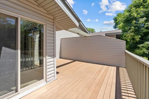 Large Deck for entertaining!