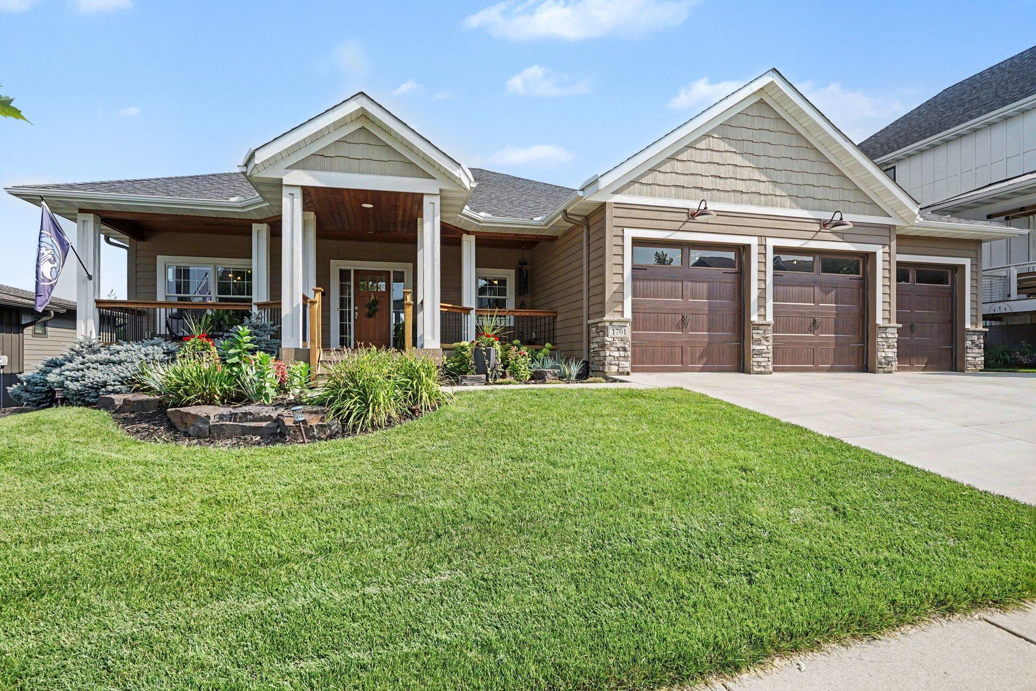 Beautiful custom-built one level with a finished walk-out lower level sits on a private culdesac lot in the Hills of Spring Creek.
