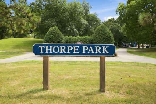 Thorpe Park is very near by.