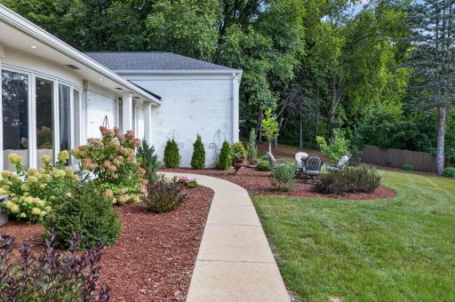 Front walkway from the garage