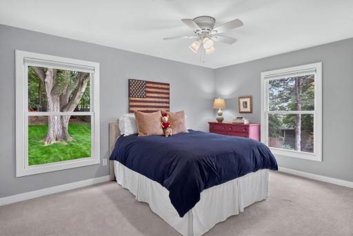 2nd of 3 bedrooms on this level with AI enhanced grass