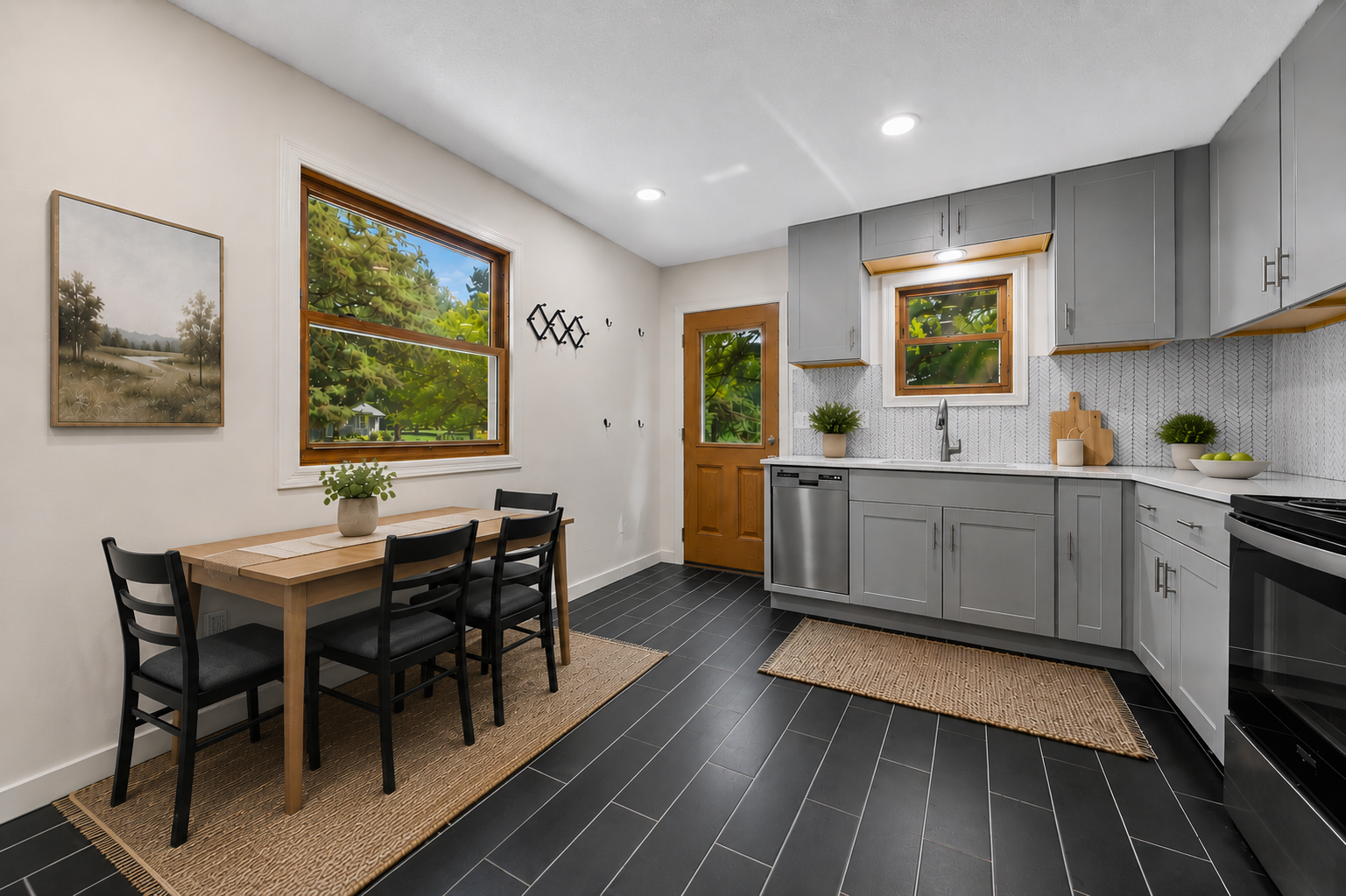 Virtually Staged Kitchen