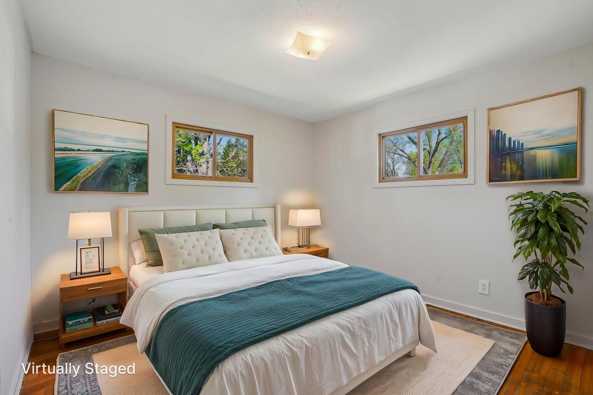 Virtually Staged Bed 1