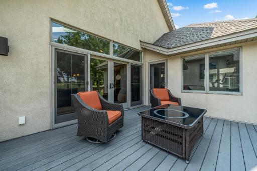 Step outside onto the maintenance-free deck and enjoy the quiet beauty of Geneva Estates.