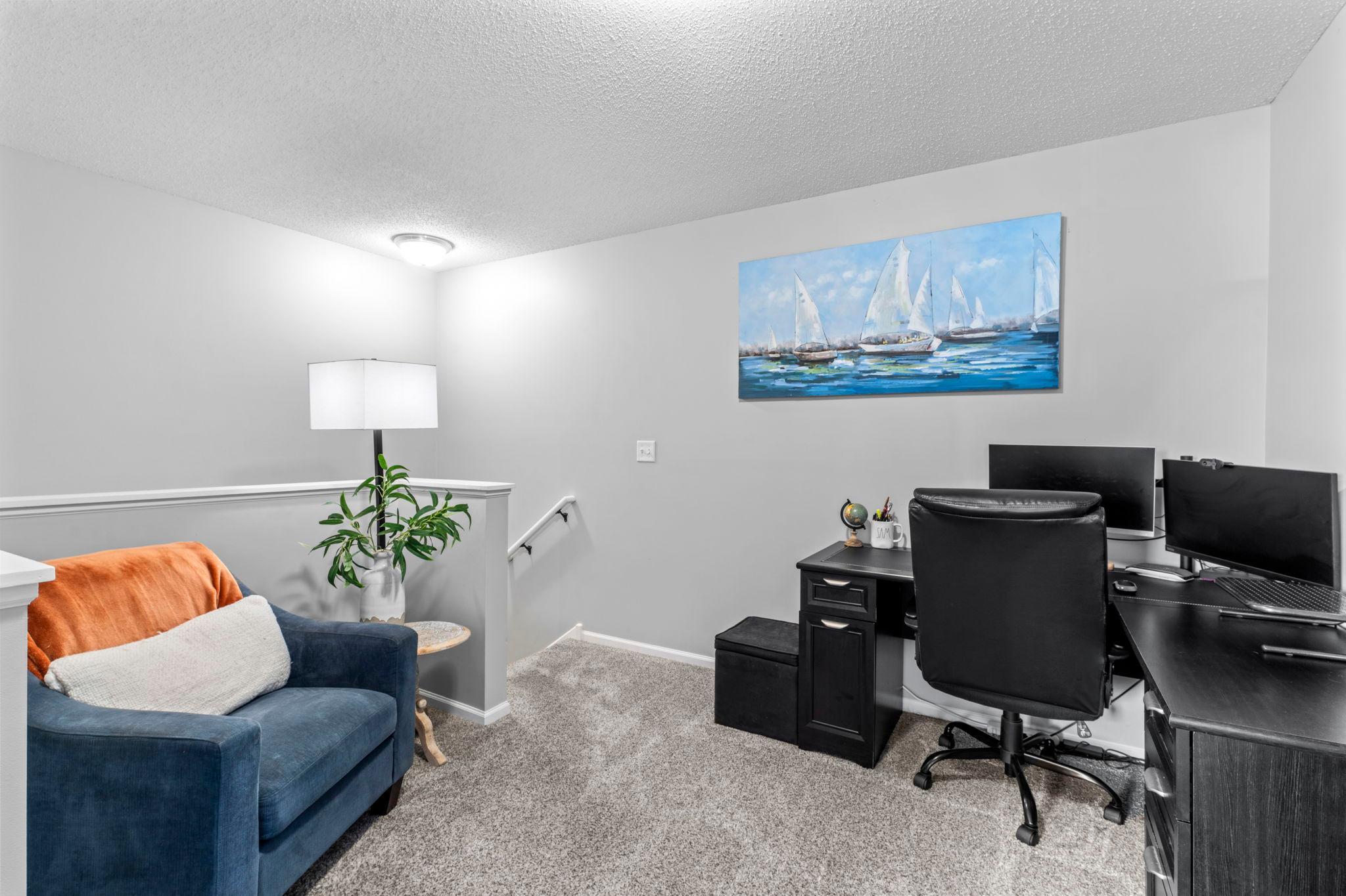 Whether you envision a home office, reading nook, hobby area, cozy sitting space, or extra storage!